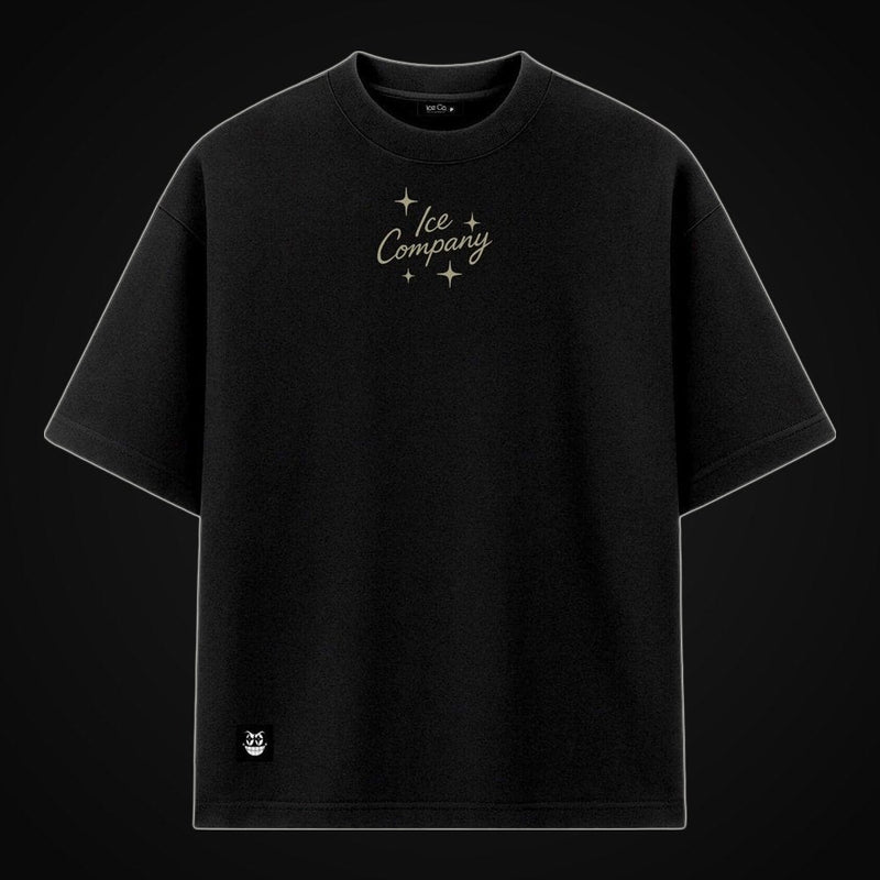 Tee "LOGO" (Oversized Premium) - Preta