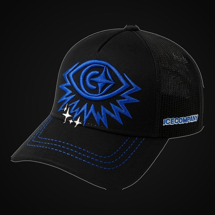 Boné Trucker “EYES” - Preta / Azul