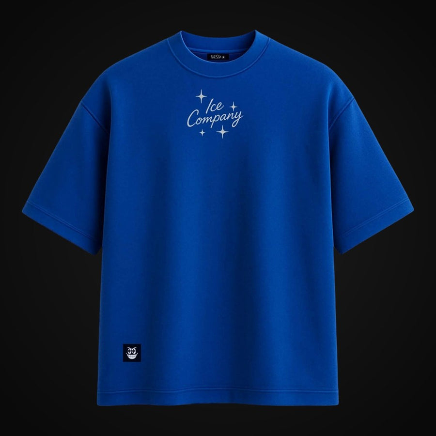 Tee "LOGO" (Oversized Premium) - Azul