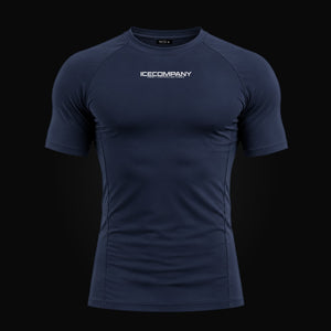Tee "CHAOS CONTROL" (compressão) - Azul Marinho