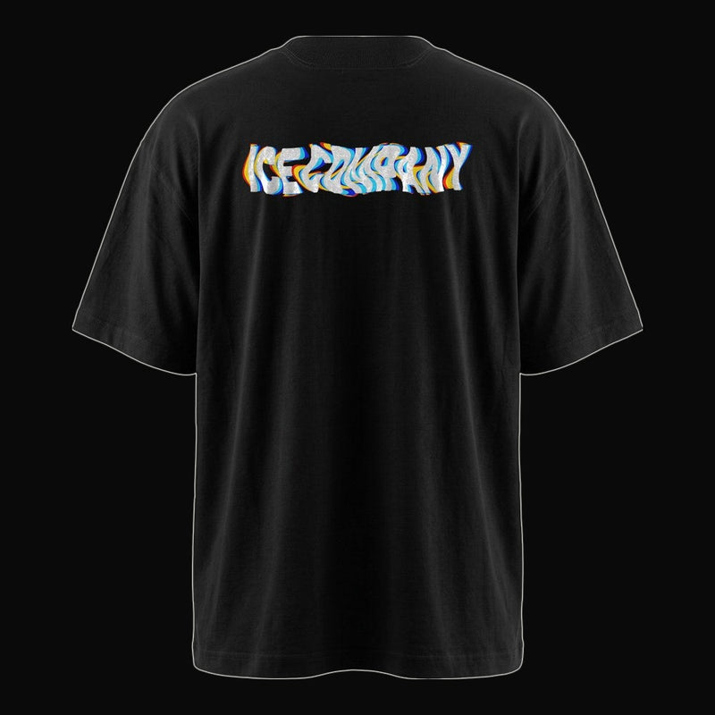 Tee "WAVE" (Oversized) - Preta