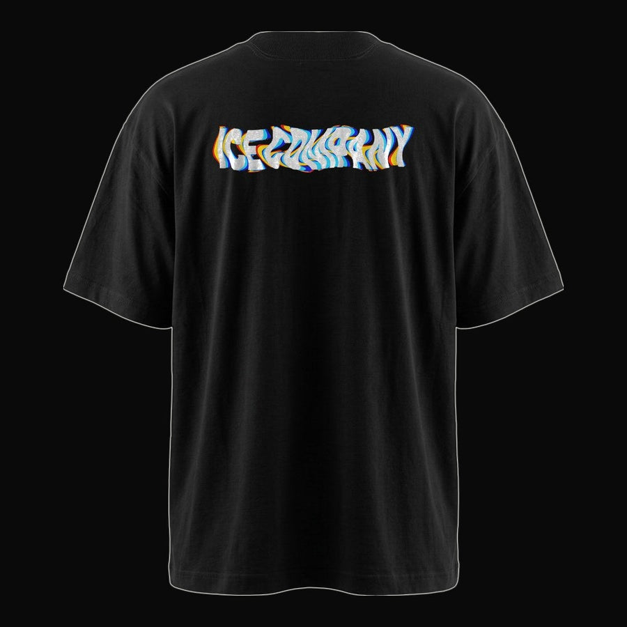 Tee "WAVE" (Oversized) - Preta