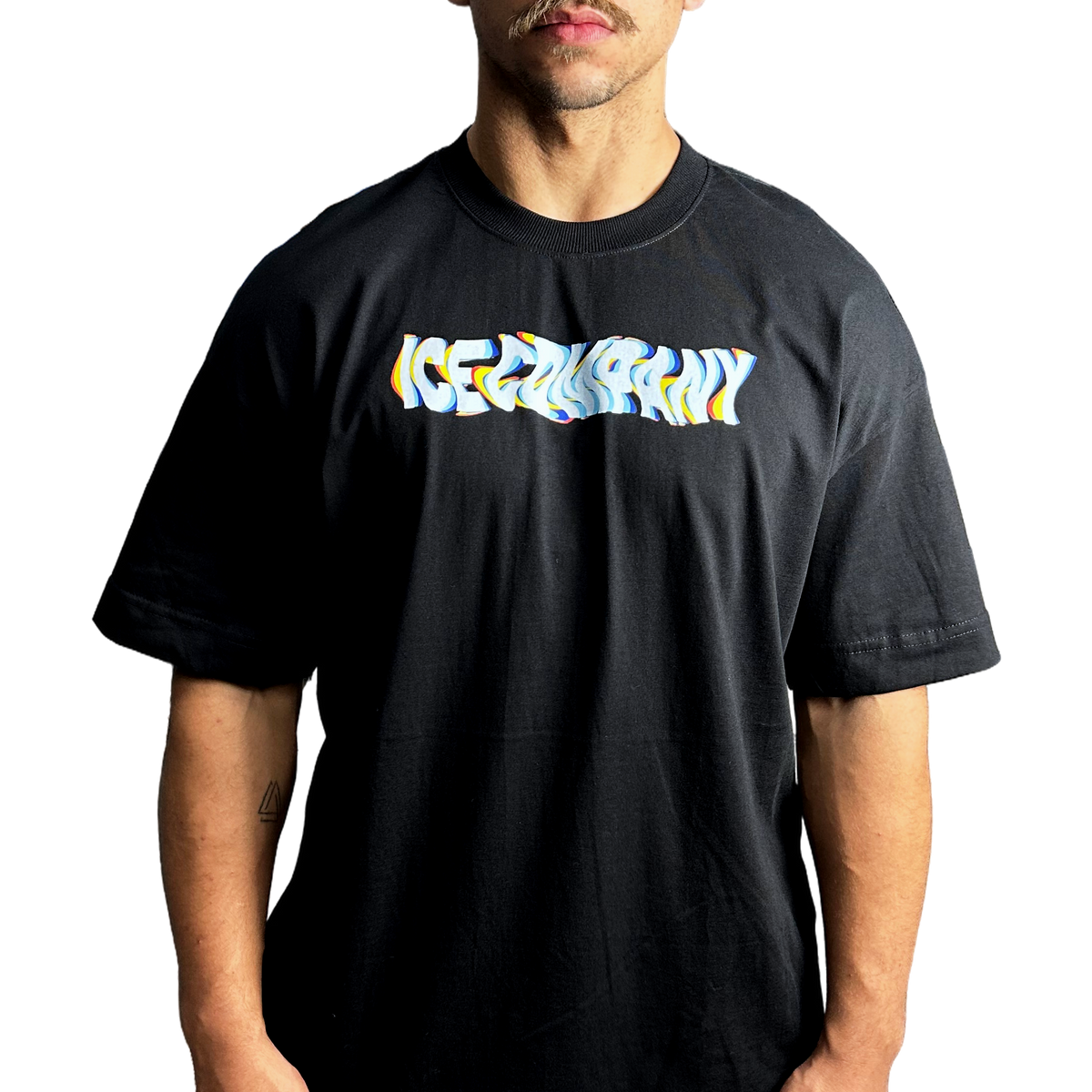 Tee WAVE Oversized Preta, foto 1