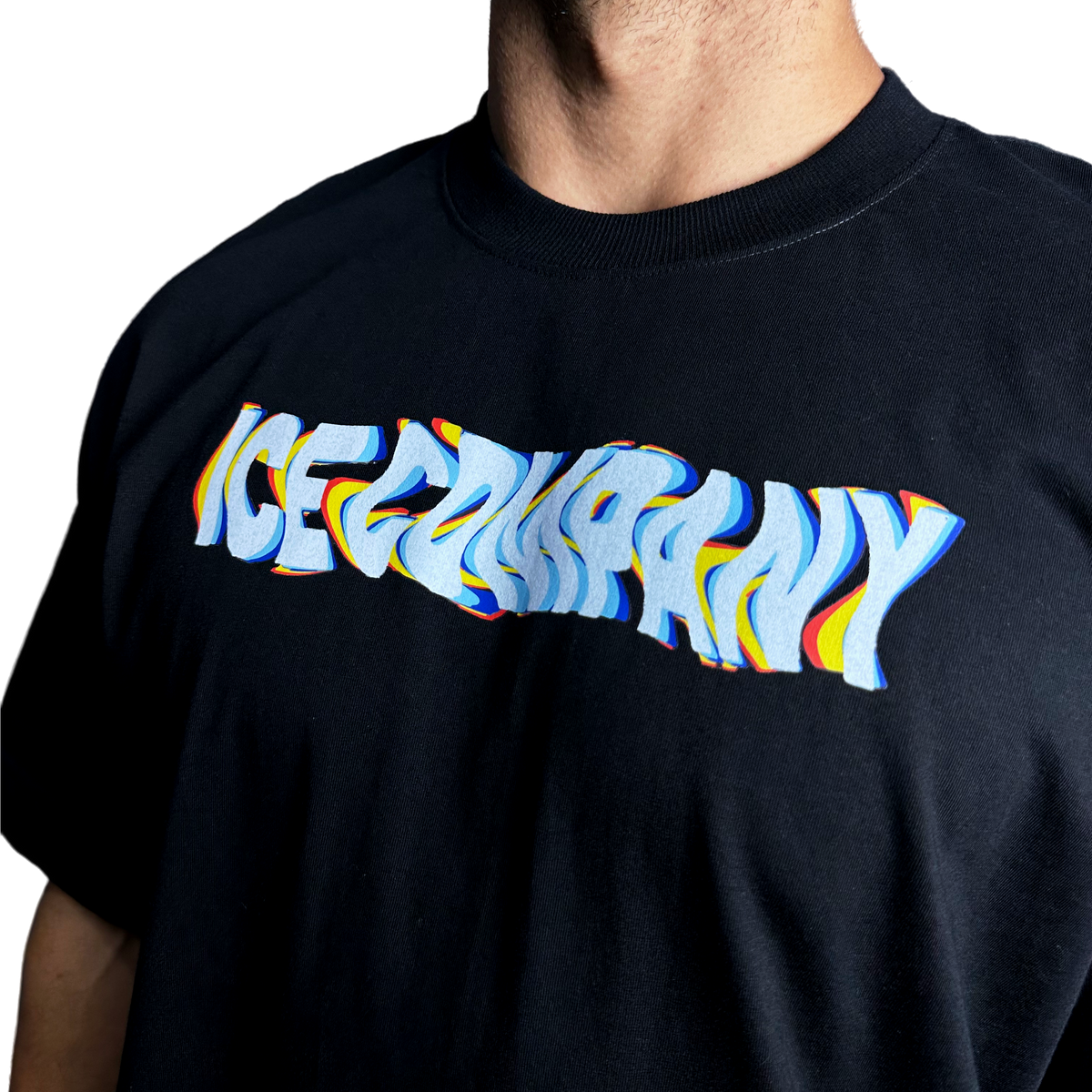 Tee WAVE Oversized Preta, foto 3