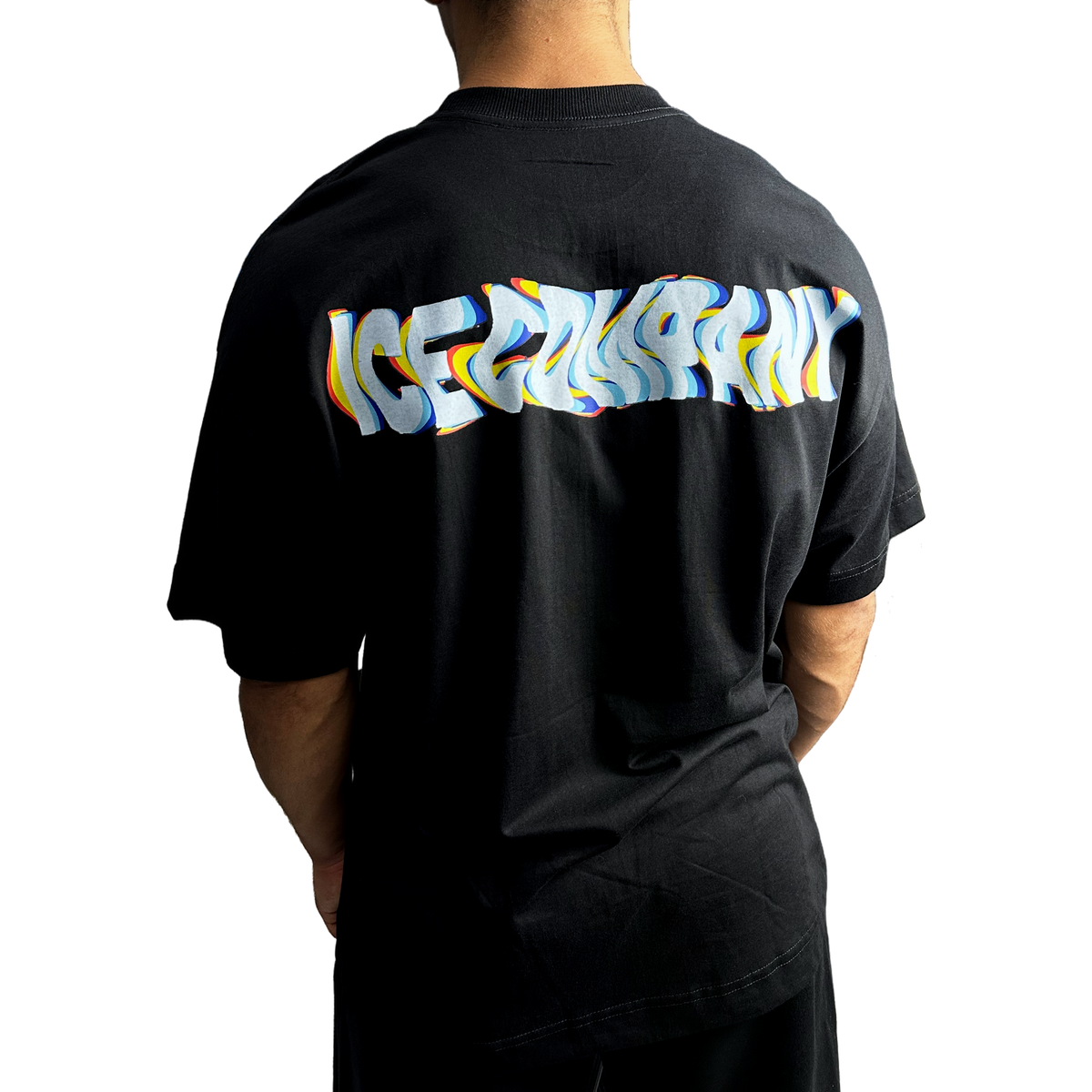 Tee WAVE Oversized Preta, foto 4