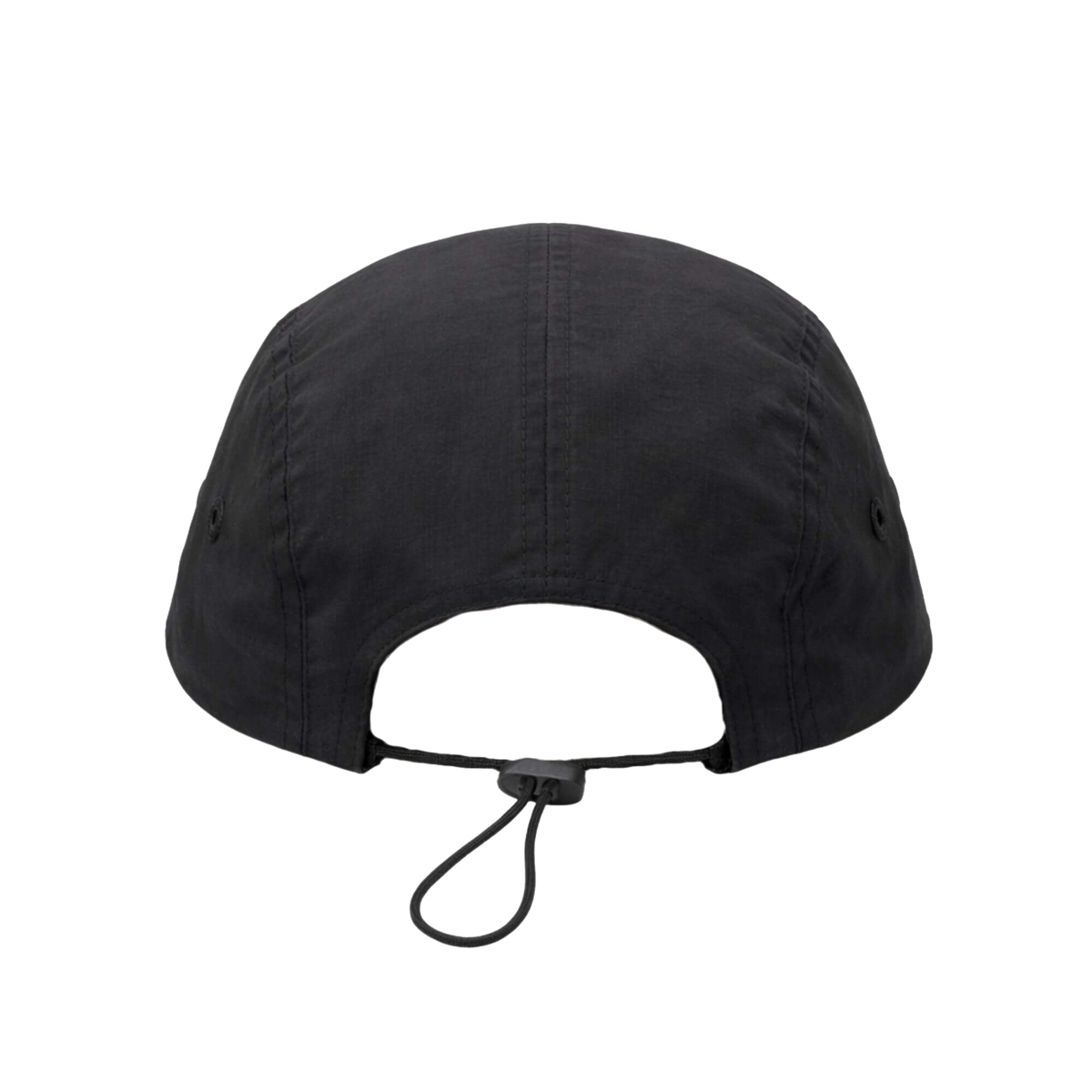 Boné Five Panel Logo preto, costas