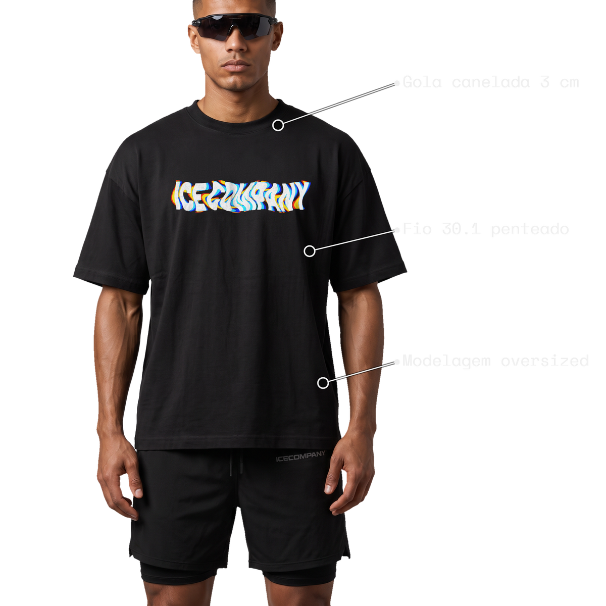 Tee WAVE com modelo, foto 7