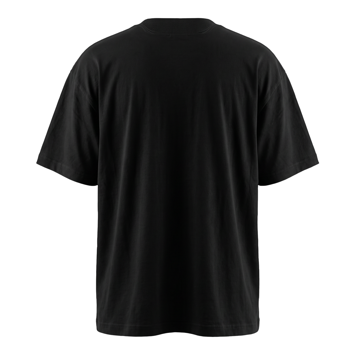 Tee SIGNAL Oversized Preta, costas