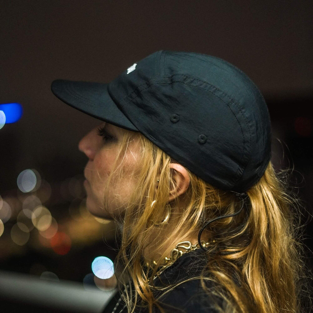 Boné Five Panel "LOGO" - Preto