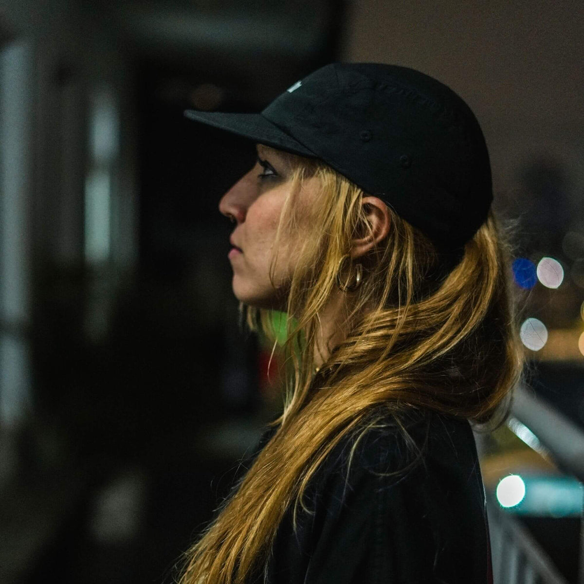 Boné Five Panel "LOGO" - Preto