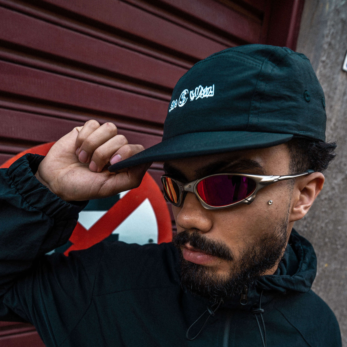 Boné Five Panel "LOGO" - Preto