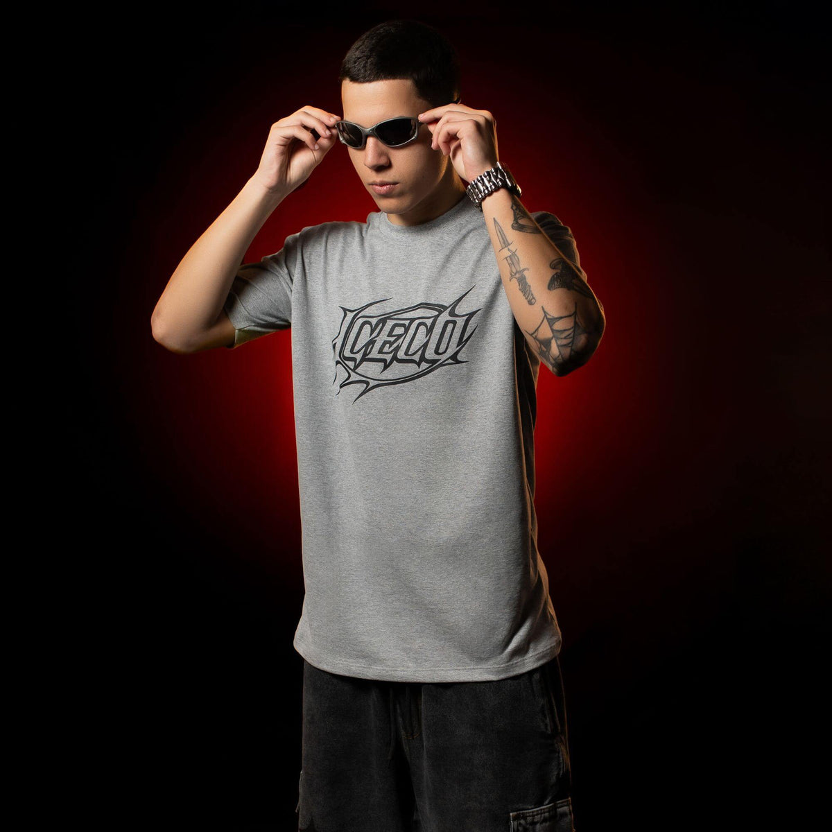 Tee "SYSTEM" - Cinza