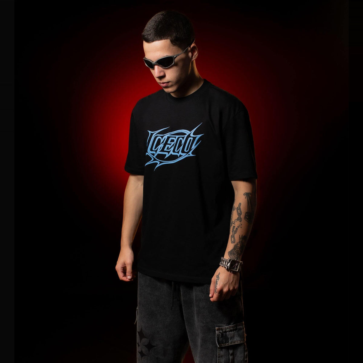 Tee "SYSTEM" - Preta