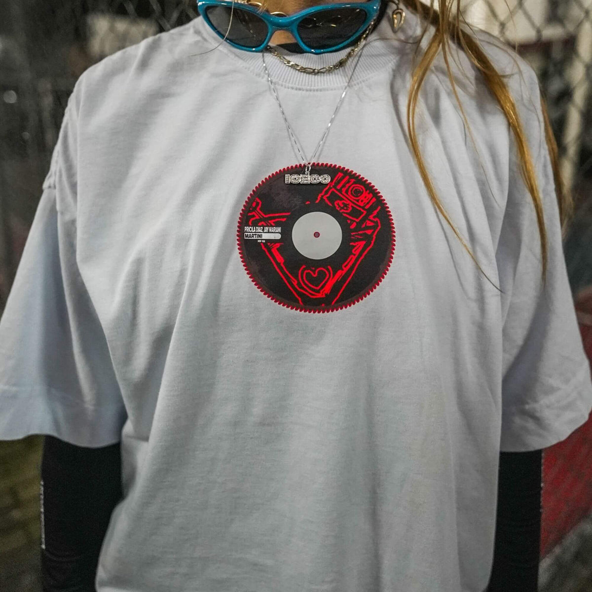 Tee "MARTINI" - Off White (Boxy)